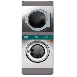 Diamond wasmachine met super centrifuge en professionele roterende electrische wasdroger - capaciteit 18 kg - Duplex Plus