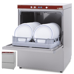Diamond Vaatwasmachine Voorlader "full hygiene" dubbelwandig mand 50 x 50 cm