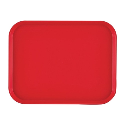 Cambro fastfood Dienblad 41 x 30 cm rood