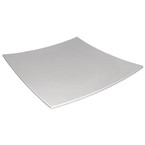Olympia Kristallon Gebogen vierkant Bord 31 x 31 cm wit