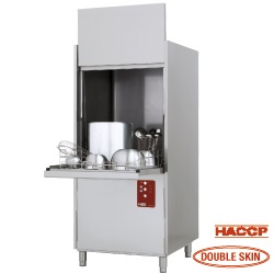 Diamond HACCP Pannenwasmachine dubbelwandig met peristaltische pomp mand 70 x 70 cm