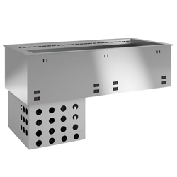 Diamond gekoelde geventileerde Kuipelement 5 GN - Self Drop In Armonia