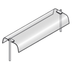 Diamond dubbele Bovenstructuur met gebogen ruit 2x GN