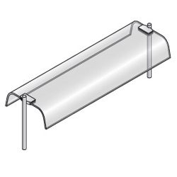 Diamond dubbele Bovenstructuur met gebogen ruit 5x GN