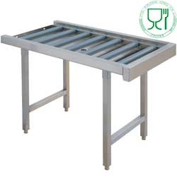 Diamond Transportband met rollen in PVC 164,5(b) cm