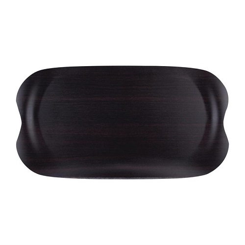 Roltex Wave Dienblad 43 x 23 cm donker hout