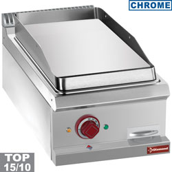 Diamond Elektrische Bakplaat vlak hard verchroomd module 1/2