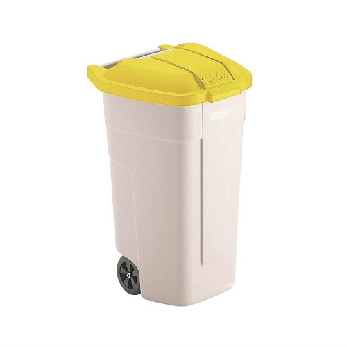 Rubbermaid Big Wheel Container 100 liter geel