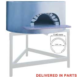 Diamond traditionele Pizza Oven op hout Ø 130 cm - Napoli Line