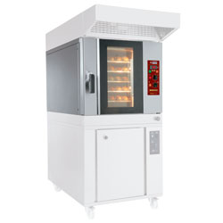 Diamond Elektrische gas Convectie Oven inclusief luchtbevochtiger voor bakkerij en banketbakkerij 5x 60 x 40 cm - Vision Line