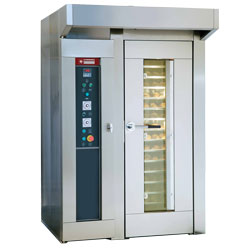 Diamond ronddraaiende Elektrische Oven voor bakkerij en banketbakkerij 15 of 18x 45 x 65 of 500x700 mm - Rotor Line