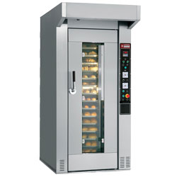 Diamond ronddraaiende Elektrische Oven voor bakkerij en banketbakkerij 15 of 18x 45 x 65 of 50 x 70 cm - Rotor Line