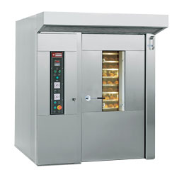 Diamond ronddraaiende Elektrische gas Oven voor bakkerij en banketbakkerij 15 of 18x 60 x 80 of 36x 60 x 40 cm - Rotor Line