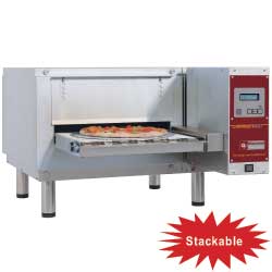 Diamond Elektrische Pizza Oven met geventileerde warmte overdracht - Conveyors Line