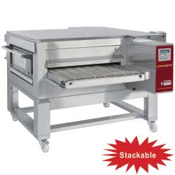 Diamond Elektrische Pizza Oven met geventileerde warmte overdracht - Conveyors Line