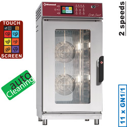 Diamond Elektrische Stoom Convectie Oven 11x GN 1/1 met Touch Screen en Auto Cleaning