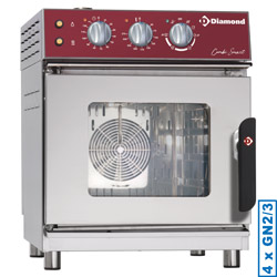 Diamond Elektrische Stoom Convectie Oven 4x GN 2/3 mechanisch
