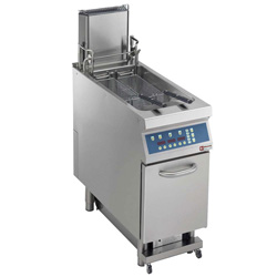 Diamond "DIGIT" Friteuse op gas met 1 kuip "Y" op meubel 23 liter - Maxima 2200