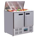 Polar Saladette 240 liter met 2 deuren