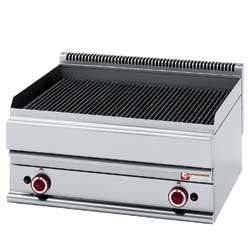 Diamond Stoom-Grill op gas met gietijzeren braadrooster -Top Alpha 650