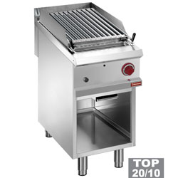 Diamond Lavasteengrill op gas op open kast - Optima 900