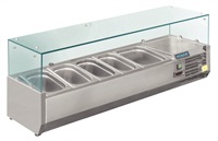 Polar Opzet Koelvitrine 3x GN 1/3 + 1x GN 1/2