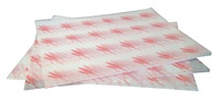 Hamburgerpapier rood 1000 stuks