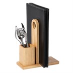 Olympia houten Menuhouder