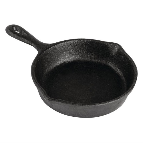 Olympia mini gietijzeren ronde Pan Ø 11,5 cm