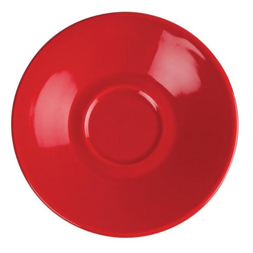 Olympia Cafe Espresso Schotel Ø 11,7 cm rood 12 stuks