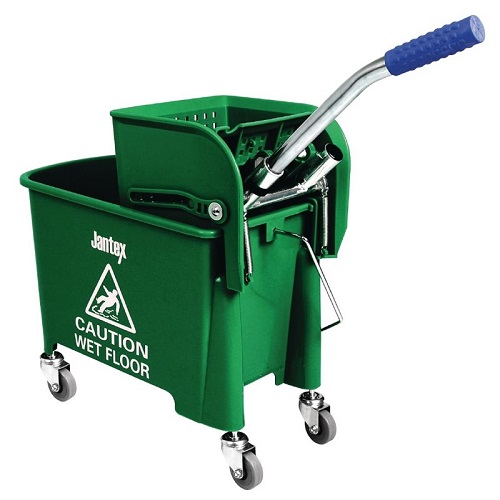 Jantex Rolemmer 20 liter met wringer groen