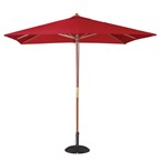 Bolero vierkante Parasol rood