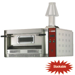 Diamond Gas pizza Oven voor 6 pizza's van Ø 33 cm - Gaz Line