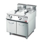 Gastro M 700 Plus Friteuse op gas 2x 13 liter inclusief aftapkraan