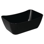 Olympia Kristallon Golvende schaal 26,5 x 16,2 x 10 (h) cm zwart