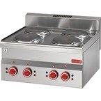 Gastro M 600 Elektrisch Kooktoestel met 4 kookplaten
