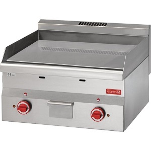 Gastro M 600 Elektrische Bakplaat verchroomd glad