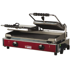 Diamond elektrische Panini Grill DUBBEL geribd