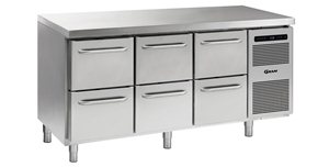Gram Gastro K 1807 2D/2D/2D L2 Koelwerkbank met 6 lades 506 liter