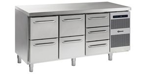 Gram Gastro K 1807 2D/2D/3D L2 Koelwerkbank met 7 lades 506 liter