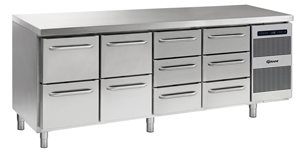 Gram Gastro K 2207 2D/2D/3D/3D L2 Koelwerkbank met 10 lades 668 liter