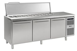 Gram Gastro K 2408 Saladiére met 3 deuren 865 liter GN 2/1 diep