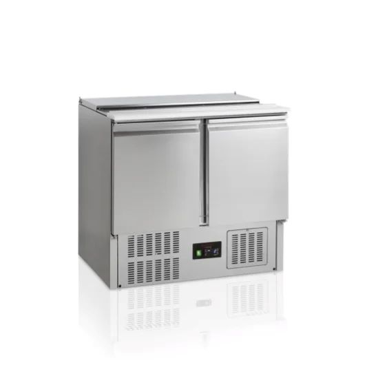 Topcold Saladettewerkbank 260 liter met 2 deuren