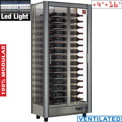 Diamond gekoelde Wijnvitrine 530 liter moduleerbaar