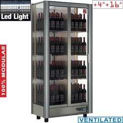 Diamond gekoelde Wijnvitrine 530 liter moduleerbaar