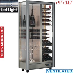 Diamond gekoelde Wijnvitrine 530 liter moduleerbaar