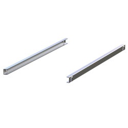 Diamond RVS Rails (rechts en links) voor Kasten-Tafels-Pizzatafels 0,2 m3