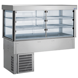 Diamond gekoelde Vitrine en gekoelde top 4 GN - Self Drop In