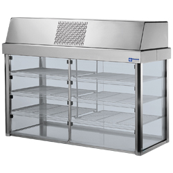 Diamond gekoelde Vitrine 4 GN - Self Drop In