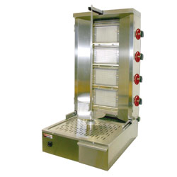 Diamond Gyros Grill op gas 55 kilo